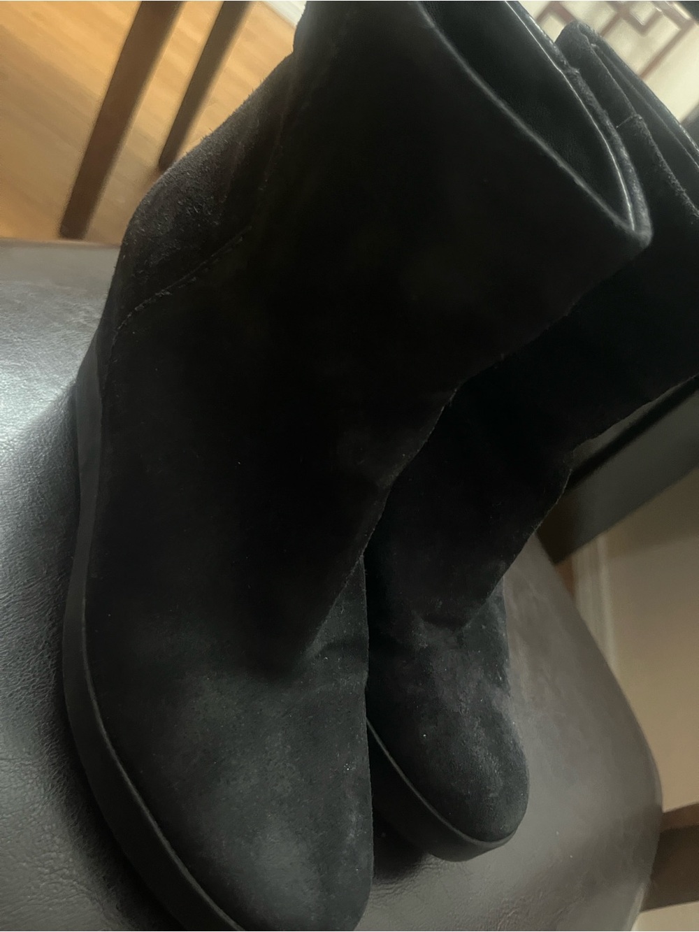 Black Suede Ankle Boots